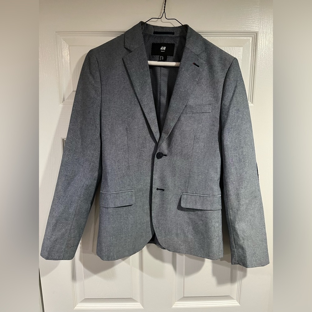 H&M Grey Blazer (item has several stains)